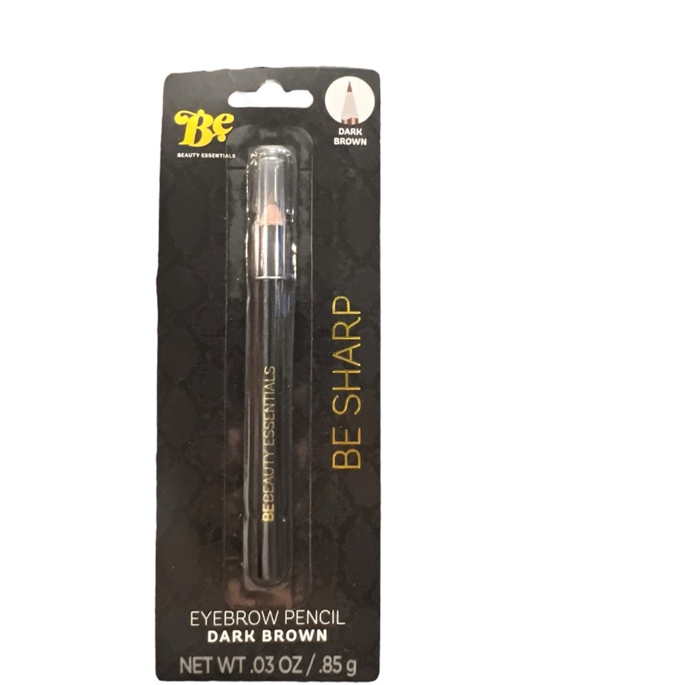 BE Beauty Essentials Eyebrow Pencil Dark Brown NEW Hatch Beauty